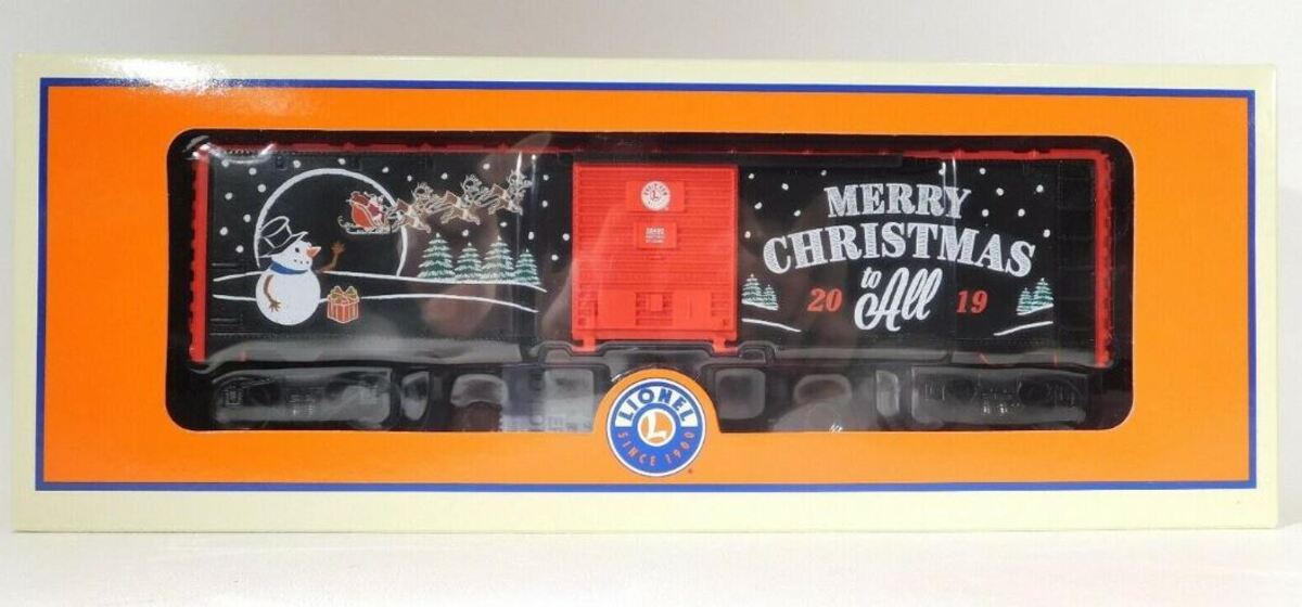 Lionel 1928490 O Gauge 2019 Christmas Boxcar LN/Box