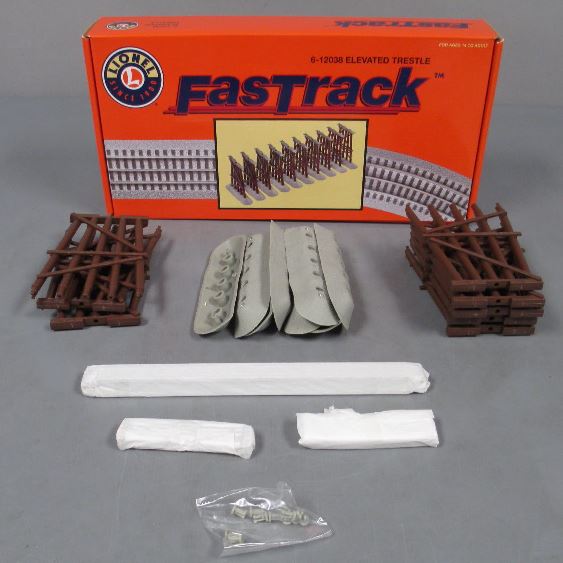Lionel 6-12038 O FasTrack Elevated Trestle Set LN/Box