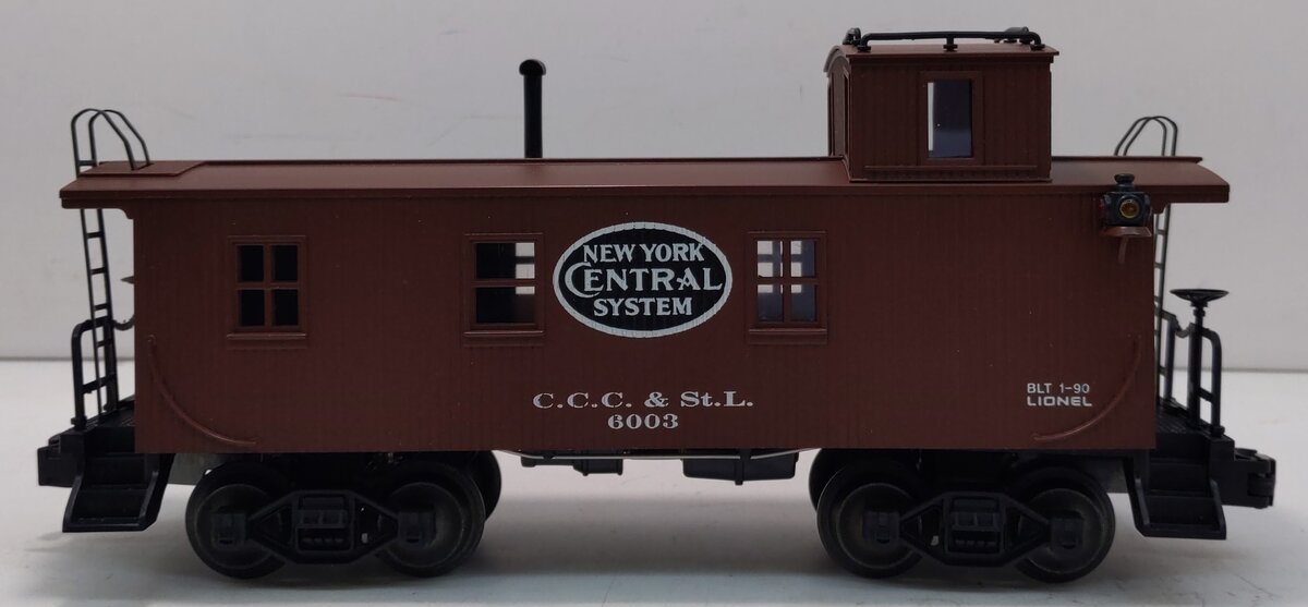 Lionel 6-17611 O Gauge New York Central Illuminated Woodside Caboose #6003 EX/Box