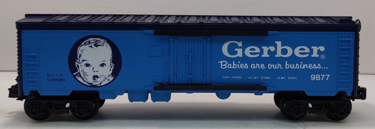 Lionel 6-9877 O Gauge Gerber Baby Food Billboard Reefer Car LN/Box