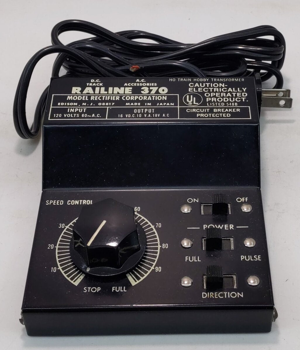 MRC 370 HO Railine Train Hobby Transformer