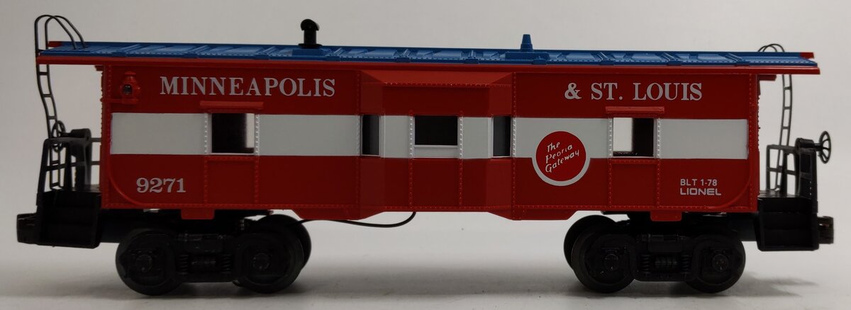 Lionel 6-9271 O Gauge Minneapolis & St. Louis Bay Window Lighted Caboose LN/Box