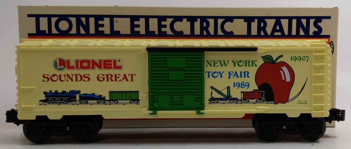 Lionel 6-19907 O Gauge 1989 New York Toy Fair Boxcar LN/Box