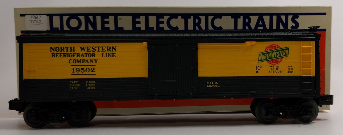 Lionel 6-19502 O Gauge Chicago North Western Woodside Reefer LN/Box