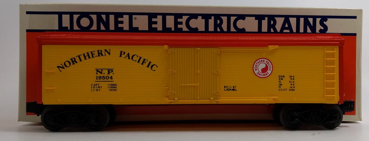 Lionel 6-19504 O Gauge Northern Pacific Woodside Reefer Car #19504 LN/Box
