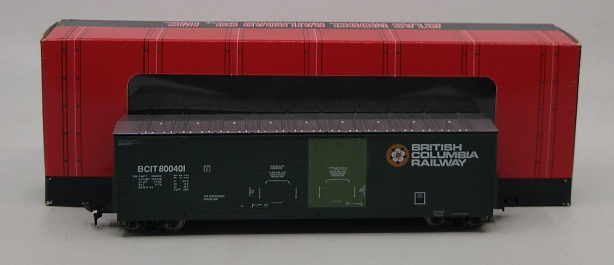 Atlas 1756-1 HO Scale BCIT Evans Double Plug Door Box Car #800401 LN/Box