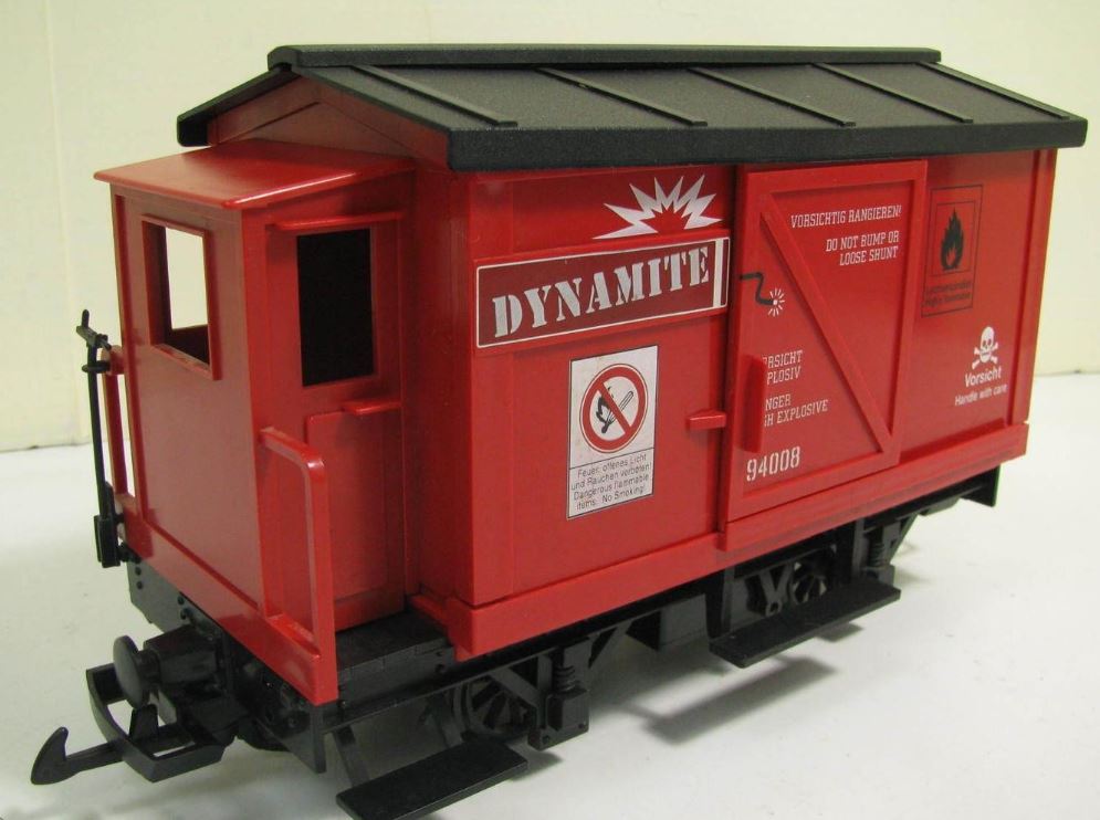 LGB 94008 G Scale Exploding Dynamite Car NIB