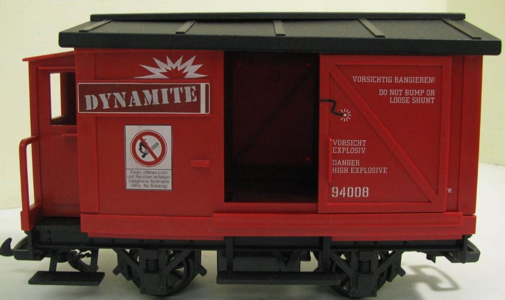 LGB 94008 G Scale Exploding Dynamite Car NIB