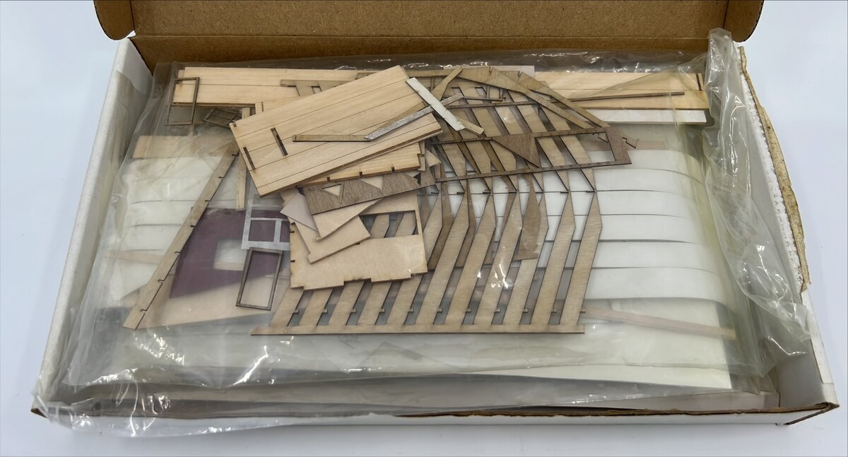 American Model Builders Laser Kit 701 HO Freight House Kit - Unassembled