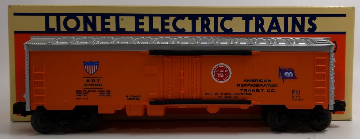 Lionel 6-17898 O 1992 TCA Convention American Refrigerator Transit Reefer #21596 LN/Box