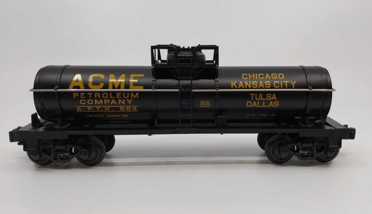 Lionel 6-26134 O Scale Acme Single Dome Tank Car LN/Box