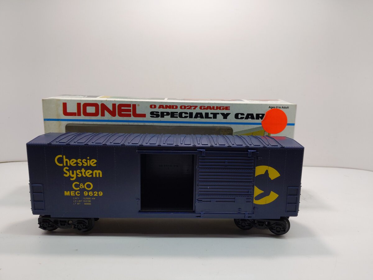 Lionel 6-9629 O Gauge C&O Chessie System Hi-Cube Boxcar #9629 LN/Box