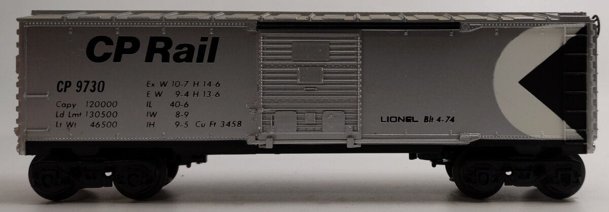 Lionel 6-9730 O Gauge CP Rail Boxcar LN/Box