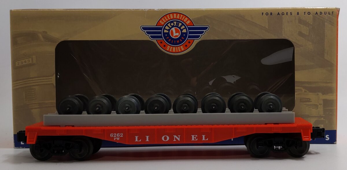 Lionel 6-19451 O Gauge PWC Lionel Wheel Car #6262 LN/Box