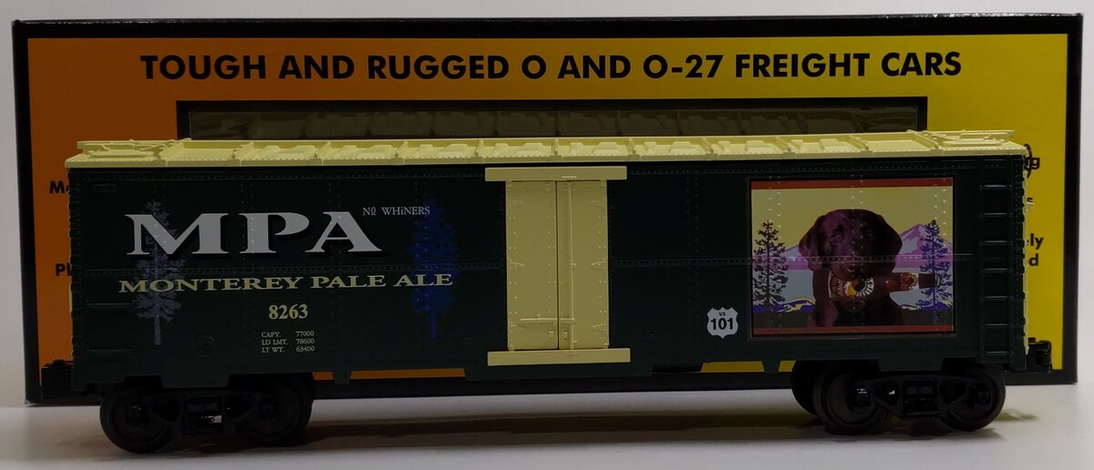 MTH 30-78085 O Gauge MPA Modern Reefer Car #8263 EX/Box