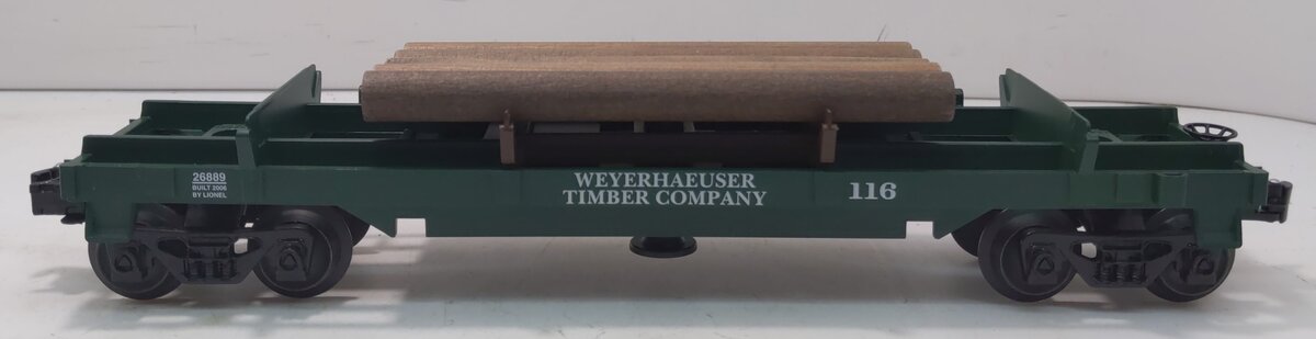 Lionel 6-26889 O Gauge Weyerhaueser Dump Car #116 LN/Box