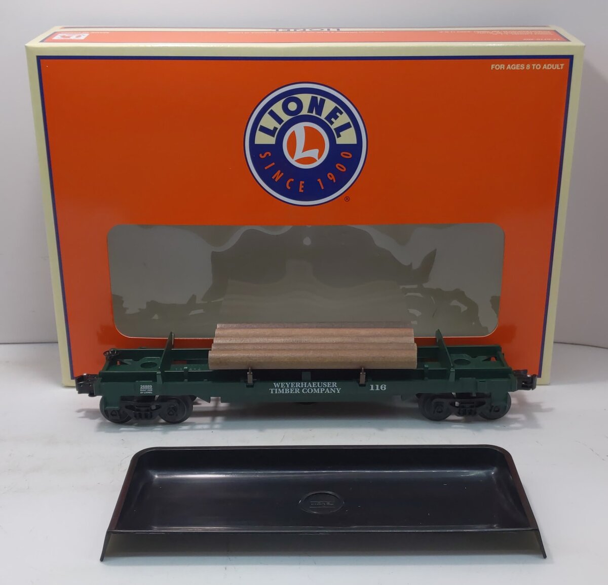 Lionel 6-26889 O Gauge Weyerhaueser Dump Car #116 LN/Box