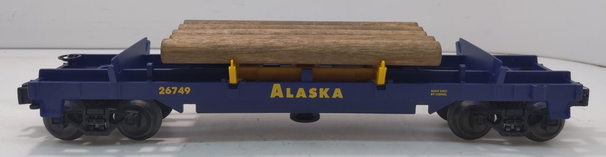 Lionel 6-26749 O Alaska Operating Log Dump Car LN/Box