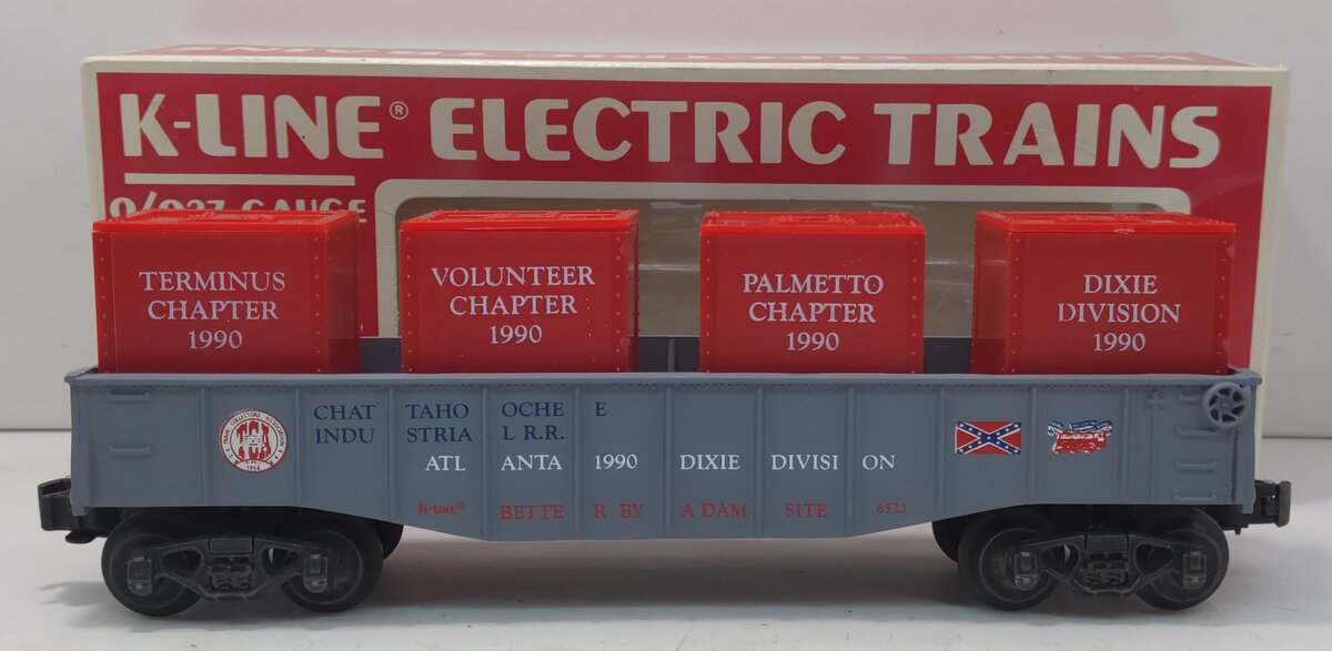 K-Line K6523 TCA Dixie Division Gondola w/ Cannisters LN/Box
