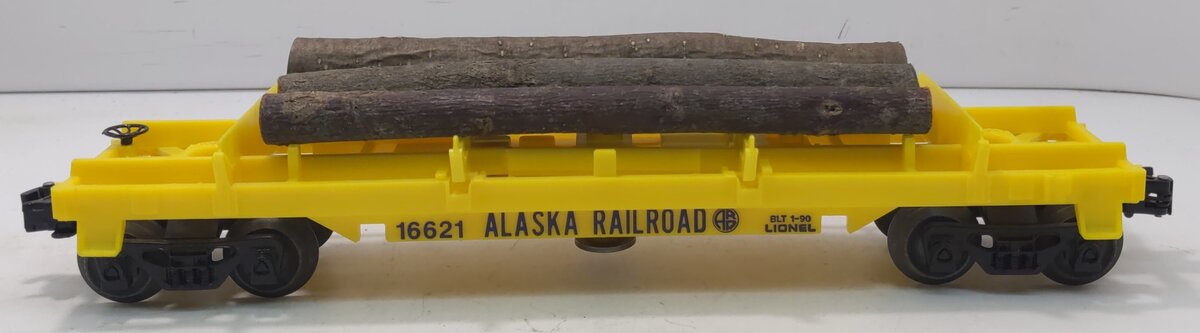 Lionel 6-16621 O Gauge Alaska Operating Log Dump Car LN/Box