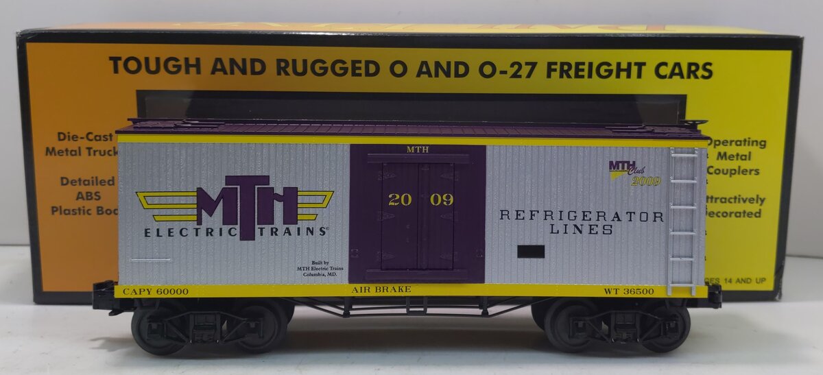 MTH 30-78093 O Gauge MTH RRC-2009 19th Century Reefer Car #2009 NIB
