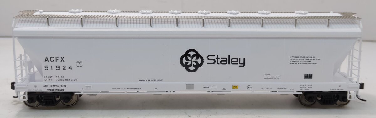Atlas 1507-1 HO Scale Staley ACF PressureAide Center Flow Hopper #51924