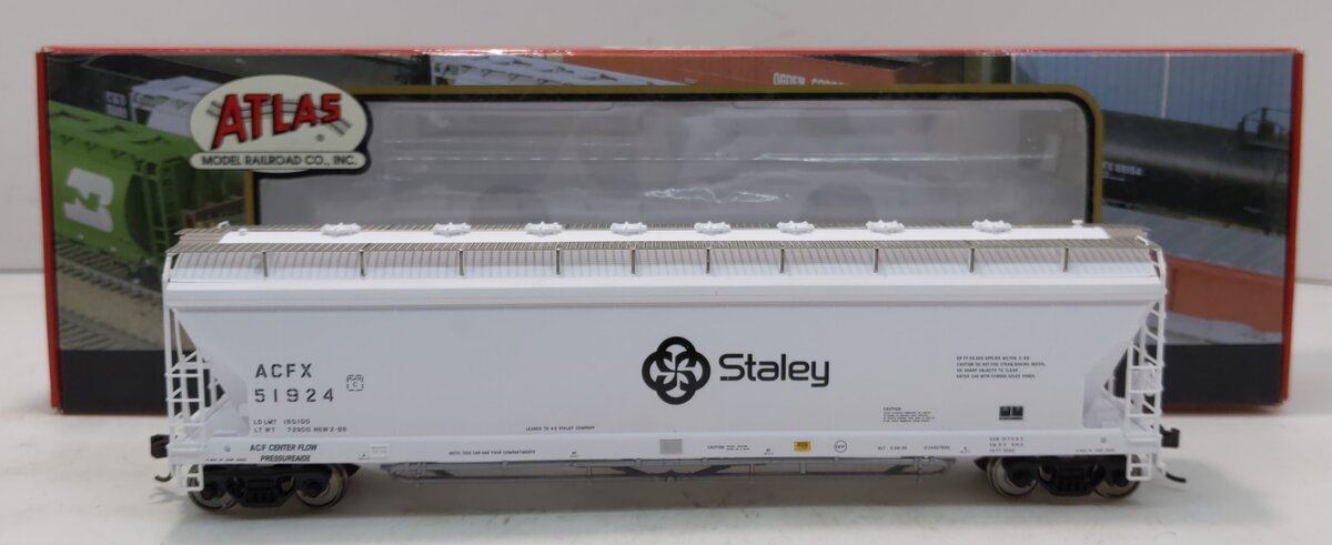Atlas 1507-1 HO Scale Staley ACF PressureAide Center Flow Hopper #51924