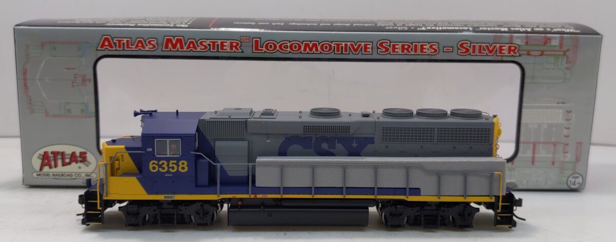 Atlas 10000387 HO CSX GP40-2 Phase 1 Diesel Locomotive w/o Sound #6358 -DC