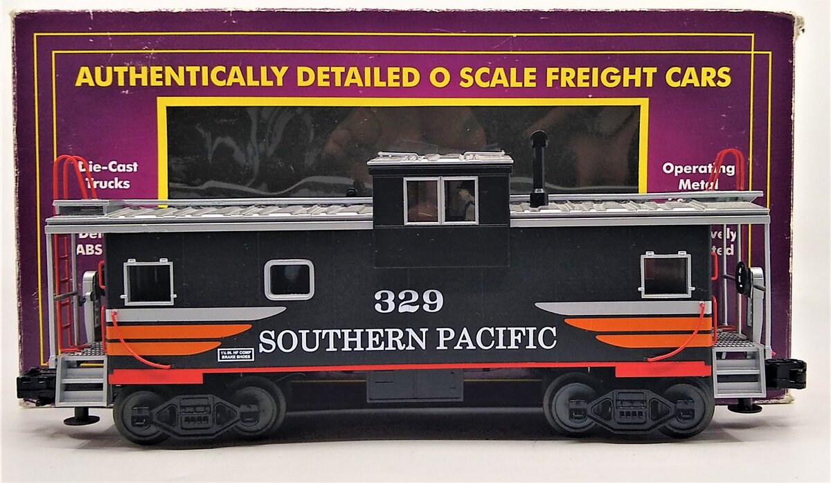 MTH 20-91077 O Southern Pacific Illuminated Extended Vision Caboose #329 LN/Box