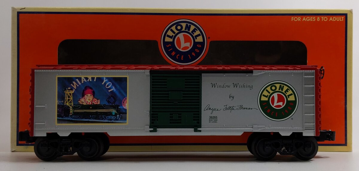 Lionel 6-36265 O Gauge Angela Trotta Thomas "Window Wishing" Boxcar NIB