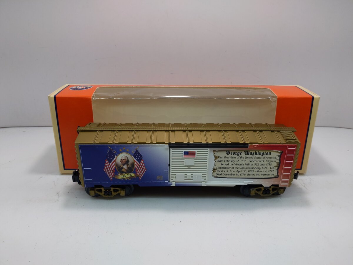 Lionel 6-39337 O Gauge George Washington Boxcar NIB