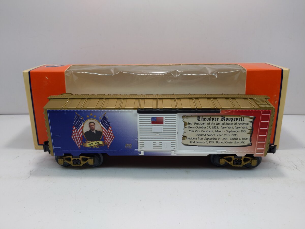 Lionel 6-39339 O Gauge Theodore Roosevelt Boxcar LN/Box