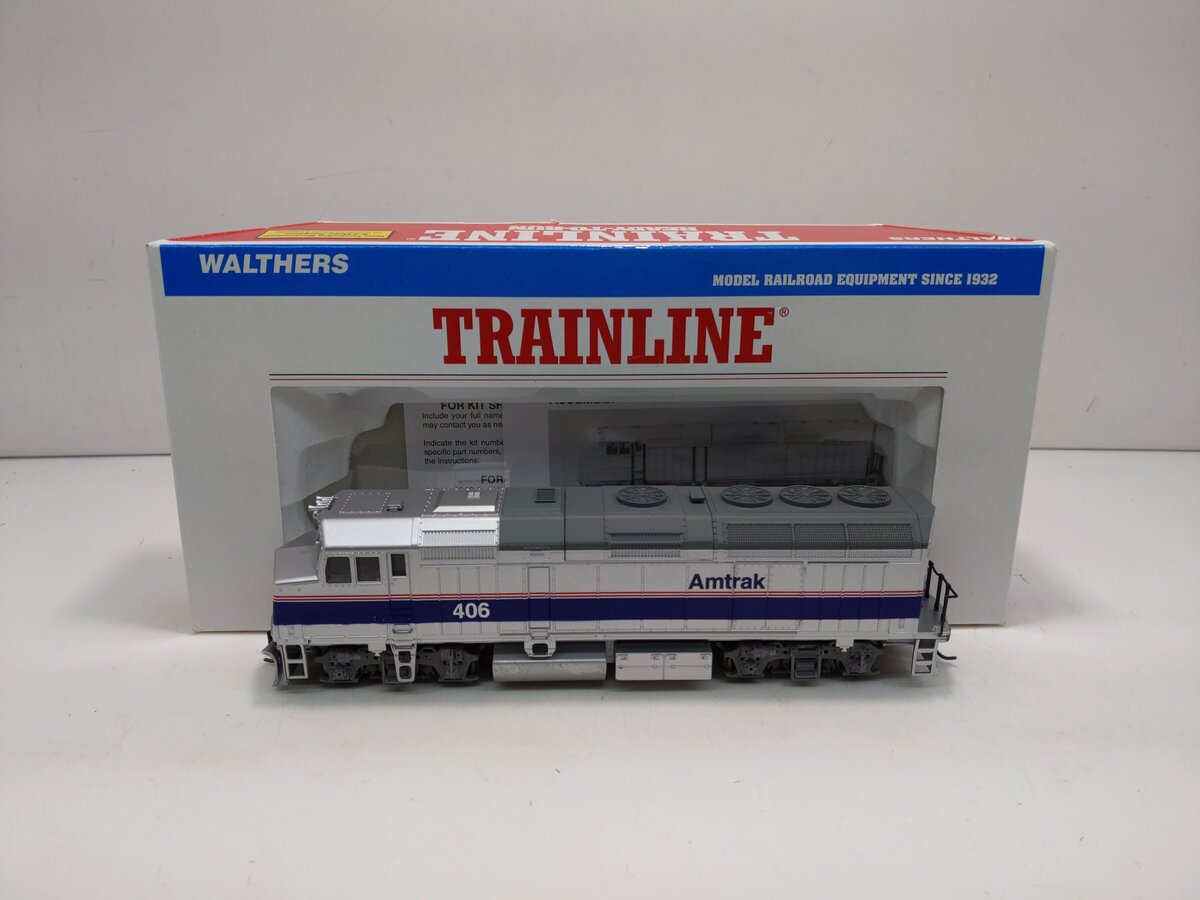 Walthers 931-335 HO Amtrak EMD F40PH  Phase IV Diesl Locomotive #406 NIB
