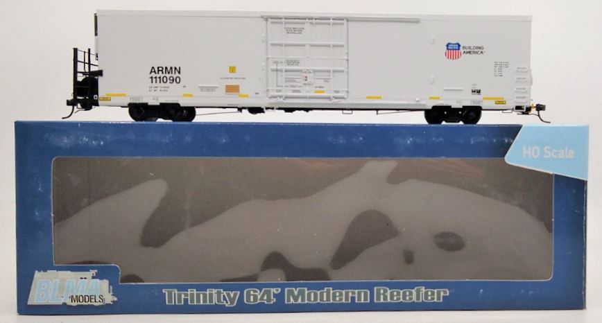 BLMA Models 52004 HO Union Pacific Trinity 64' Reefer Car #111090 NIB