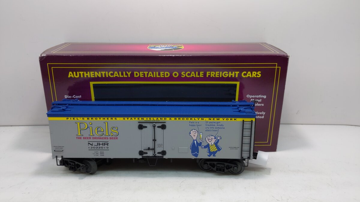 MTH 20-94498 O Piel's Beer 36' Woodsided Reefer Car LN/Box