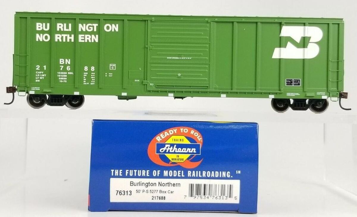 Athearn 76313 HO Scale Burlington Northern 50' P-S Box Car #217688