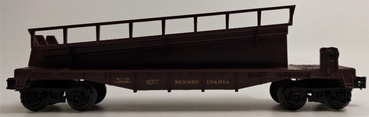 Lionel 6-16317 O Gauge Pennsylvania Barrel Ramp Car #16317
