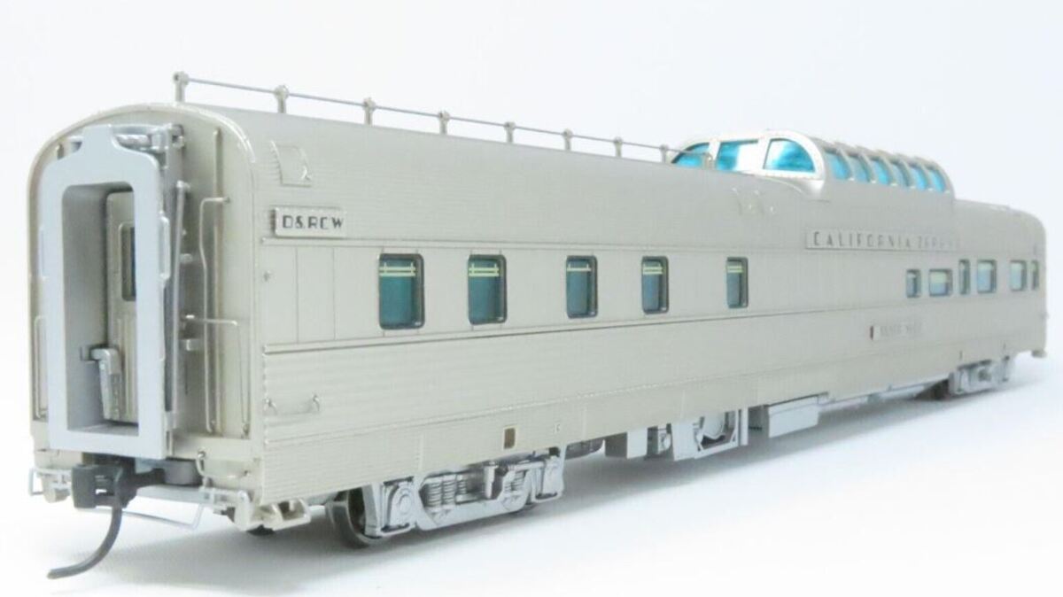 Broadway Limited 516 HO Scale D&RGW "Silver Shop" CZ Vista Dome #1140