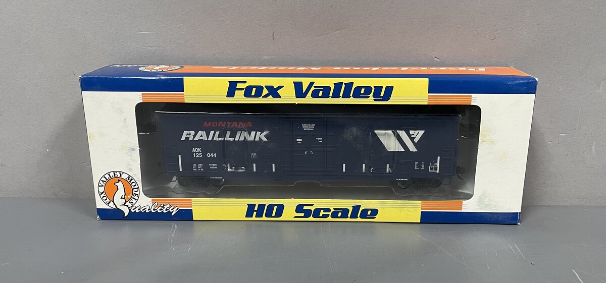 Fox Valley Models 30235 HO Scale AOL Ex-MRL 7 Post Box Car #125044