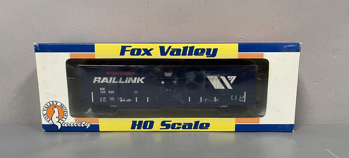 Fox Valley Models 30234 HO Scale AOL Ex-MRL 7 Post Box Car #125035