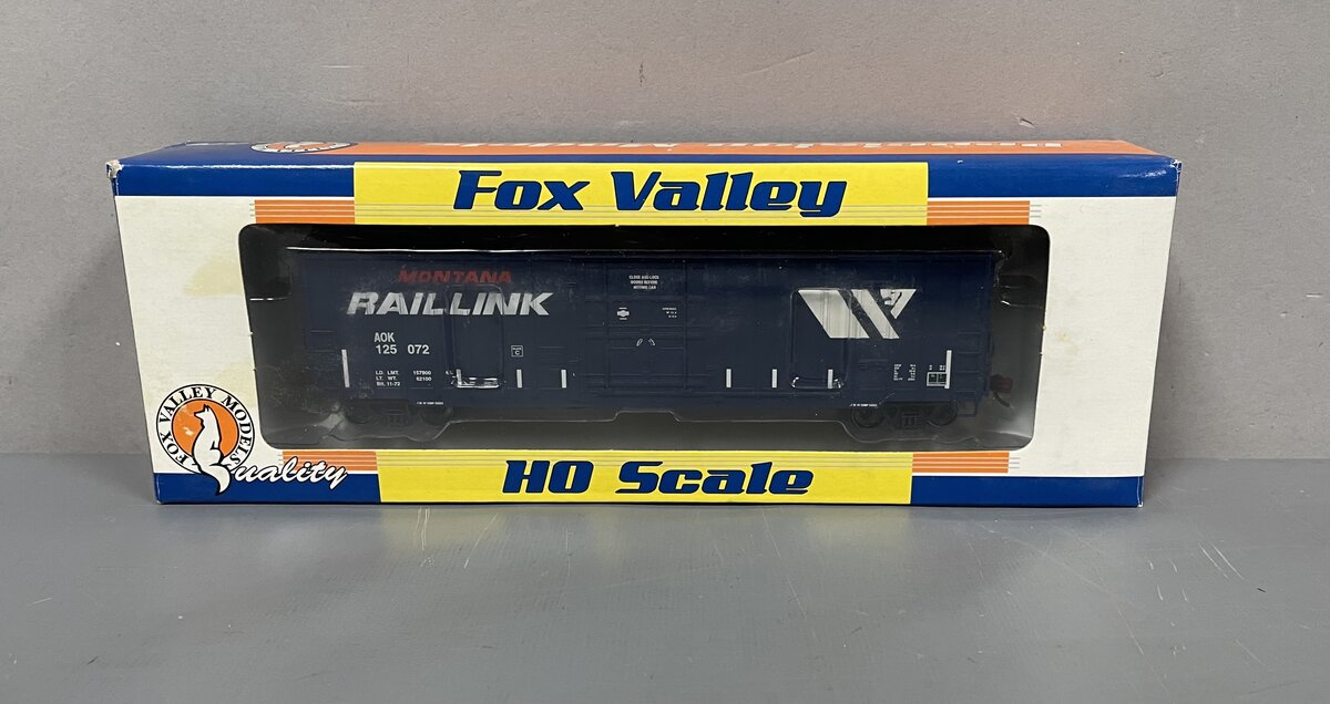 Fox Valley Models 30236 HO Scale AOL Ex-MRL 7 Post Box Car #125072