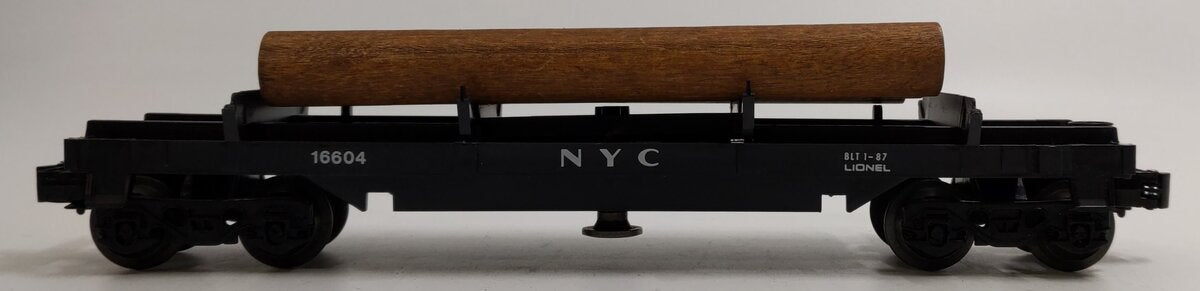 Lionel 6-16604 O Gauge New York Central Operating Log Dump Car LN/Box