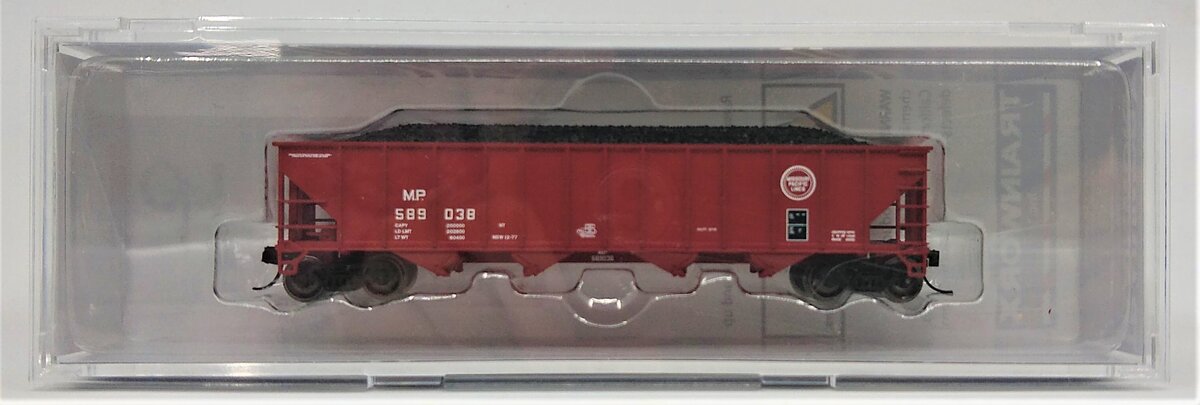 Trainworx Inc 2403-37 N Missouri Pacific Lines 100T Quad Hopper Mo-Pac #589038 LN/Box