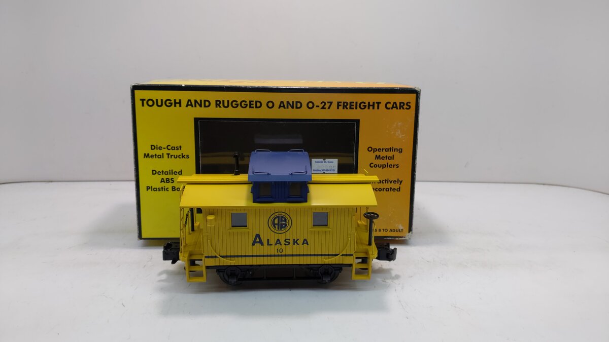 MTH 30-77046 O Alaska Bobber Caboose #10 NIB