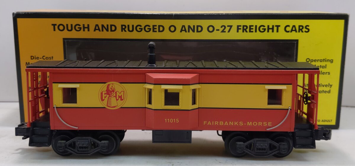 MTH 30-7719 O Fairbanks Morse Demo Bay Window Caboose #11015 LN/Box
