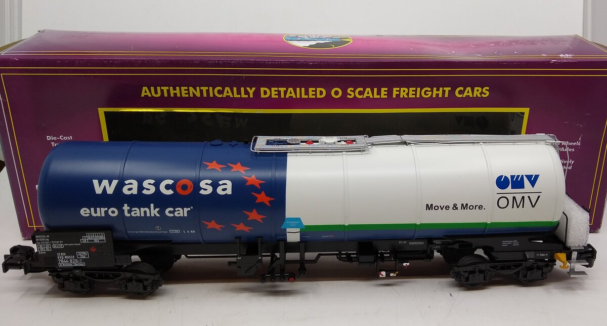 MTH 20-99020 O Wascosa OMV European Modern Kesselwagen\Tank Car (Hi-Rail)