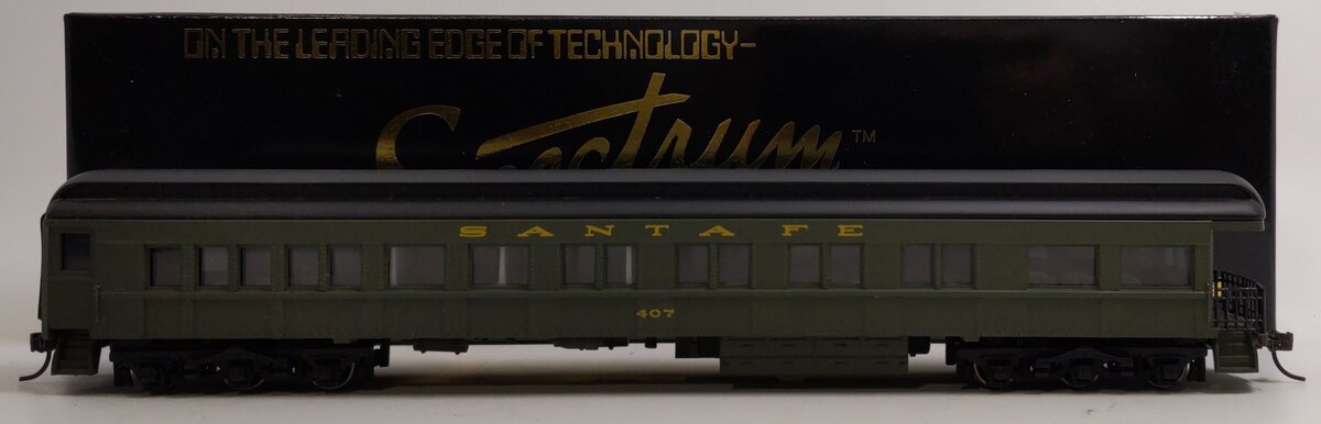 Bachmann 89316 HO Santa Fe Heavyweight Observation Car #407 MT/Box
