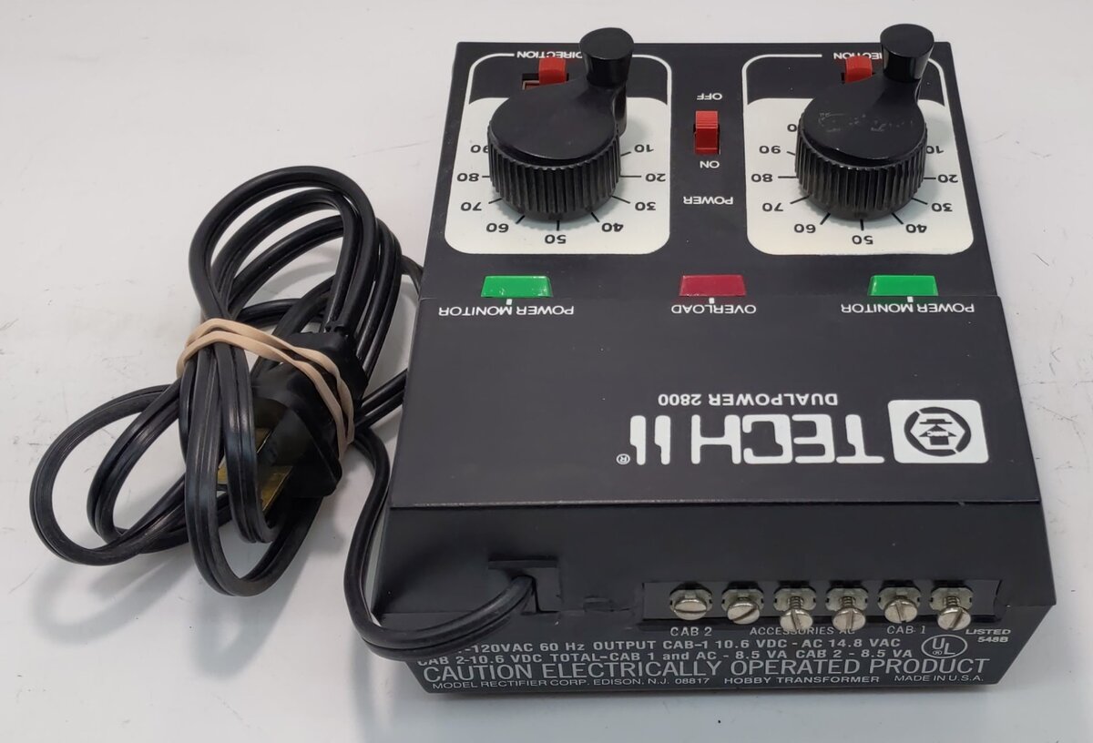 MRC 2800 HO Tech II Dual Powerpack – Trainz