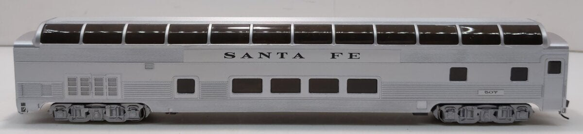 Bachmann 13002 HO Santa Fe 85' Budd Full Dome Passenger Car #507