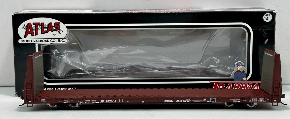 Atlas 20000389 HO Scale Union Pacific Bulkhead Flatcar #262004